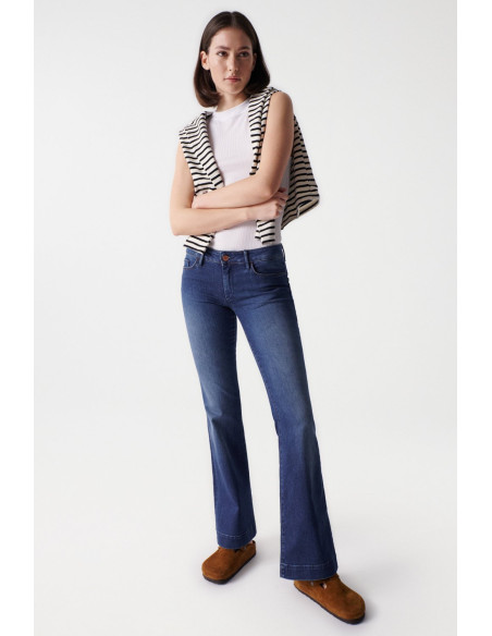 Salsa Jeans - WONDER PUSH UP FLARE JEANS IN DARK DENIM