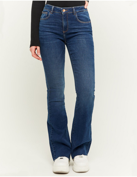 Tally Weijl - MID WAIST PUSH UP FLARE JEANS