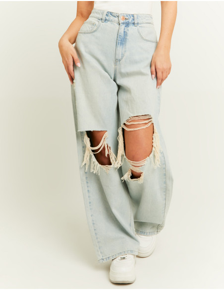 Tally Weijl - Woven Women Cotton Denim Pant EHBL