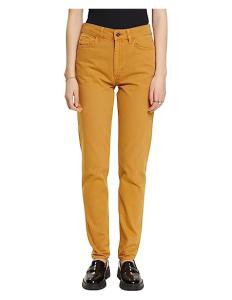 ESPRIT - Mom fit twill trousers