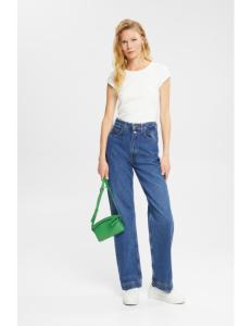 ESPRIT - Straight leg stretch jeans