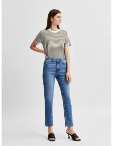 SELECTED FEMME - SLFAMY HW SLIM CHAMBLY BLU JEANS U NOOS