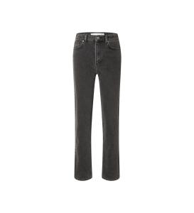 SELECTED FEMME - SLFKAREN HW STRAIGHT BLACK WASH JEANS