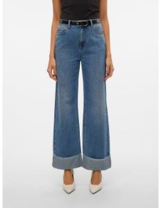 Vero Moda - VMKATHY HR WIDE FOLD UP JEANS GU3217