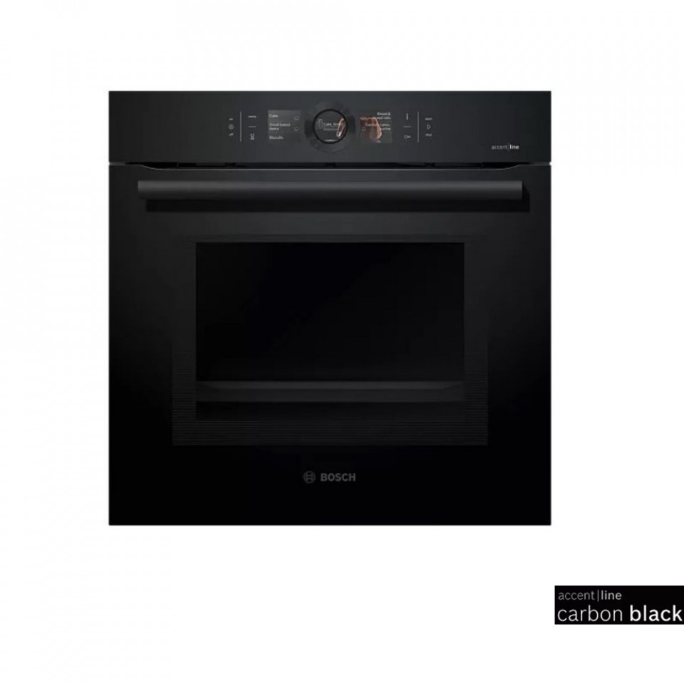 ჩასაშენებელი ღუმელი BOSCH Accent Line Carbon Black  Built-in Oven HMG8764C1