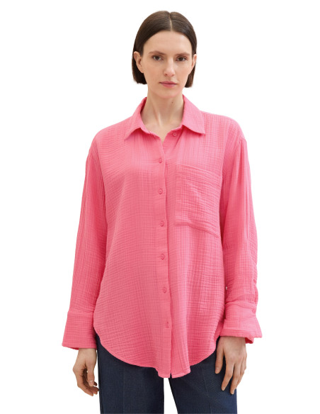 Tom Tailor - STRUCTURED BLOUSE SHIRT