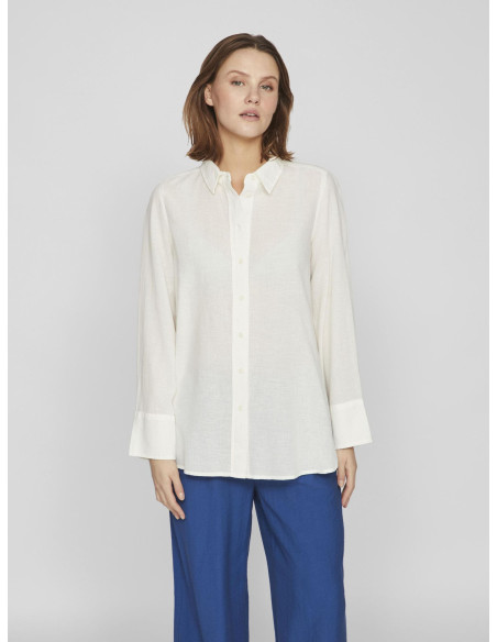 VILA - VILINAJA BUTTON L/S SHIRT - NOOS