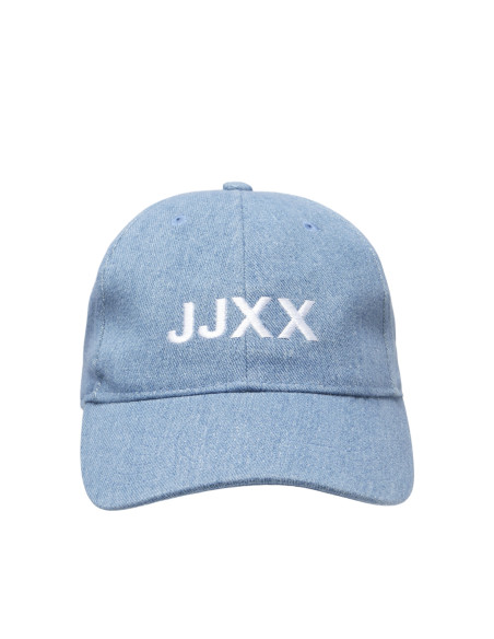 ქალის კეპი JJXX - JXBASIC BIG LOGO BASEBALL DENIM CAP NOOS