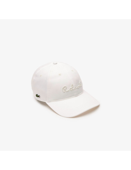 ქალის კეპი Lacoste - LACOSTE 3D EMBROIDERED CAP