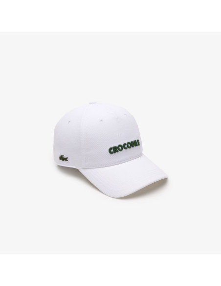 ქალის კეპი Lacoste - Unisex 3D Embroidered Cotton Piqué Baseball Cap