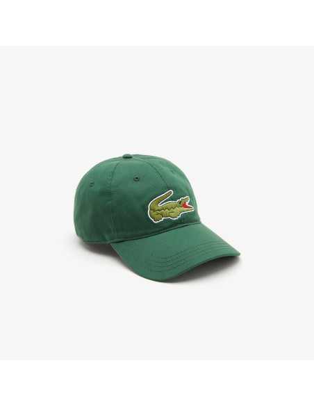 ქალის კეპი Lacoste - Unisex Lacoste Adjustable Organic Cotton Twill Cap
