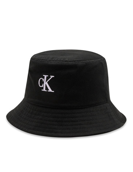 ქალის ქუდი CALVIN KLEIN - MONOGRAM EMBRO BUCKET HAT