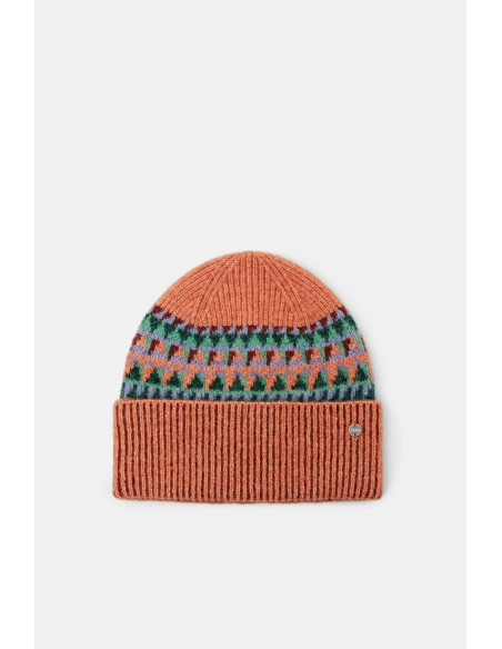 ქალის ქუდი ESPRIT - Ribbed Graphic Beanie