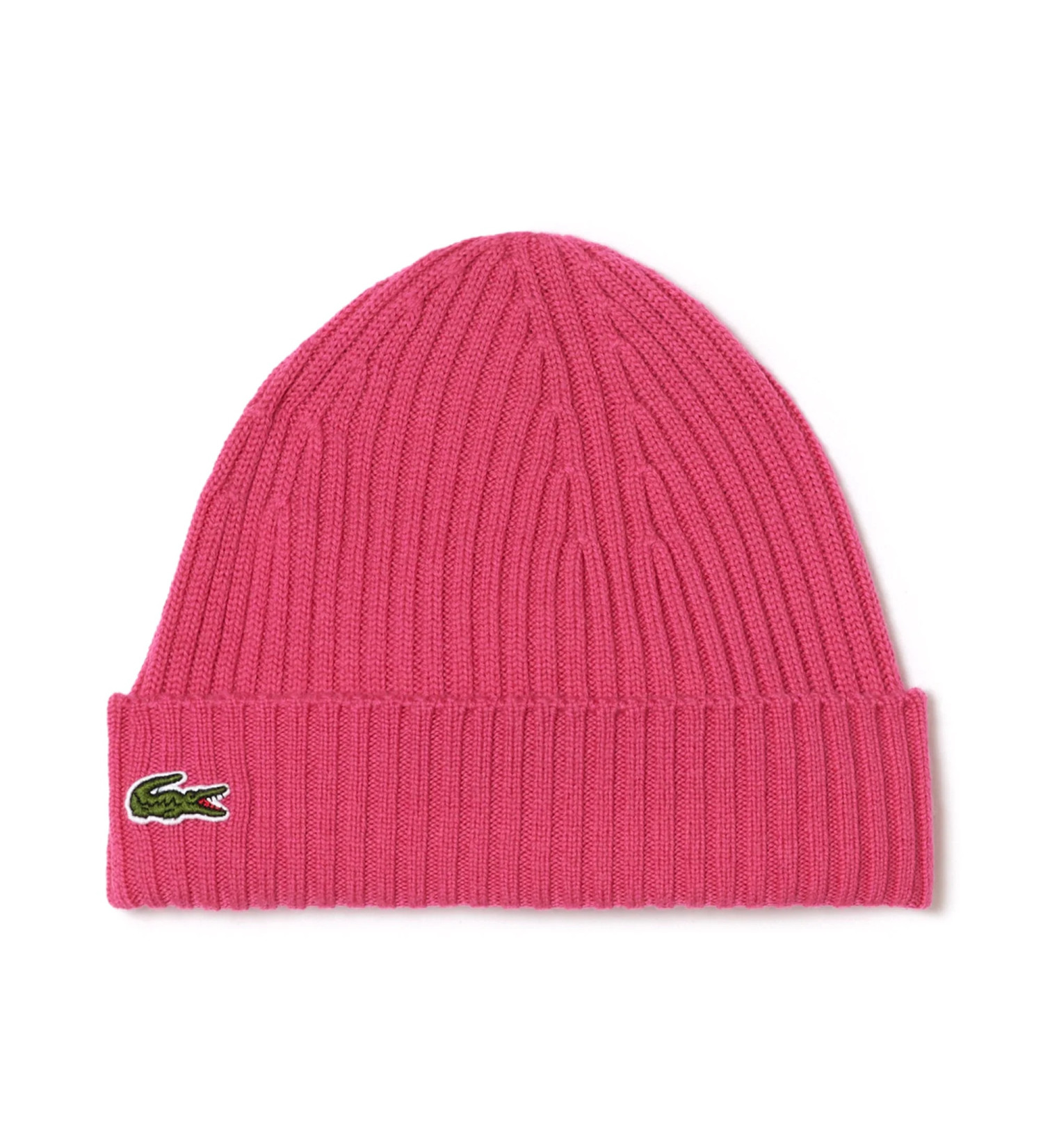 ქალის ქუდი Lacoste - Unisex Ribbed Wool Beanie