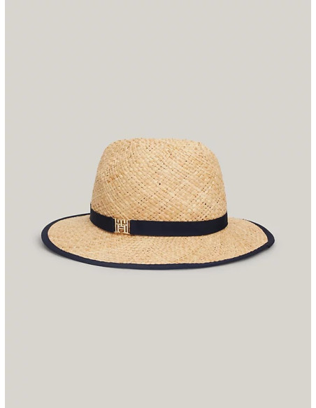 ქალის ქუდი Tommy Hilfiger - BEACH SUMMER STRAW FEDORA HAT