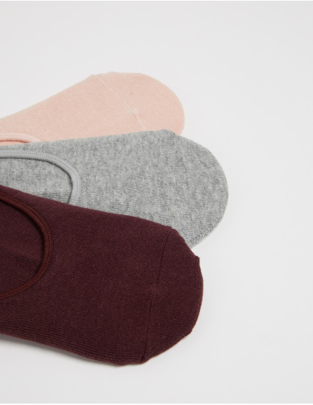 ქალის წინდა MO Fashion - PACK 3 PAIRS OF PEZINHOS SOCKS