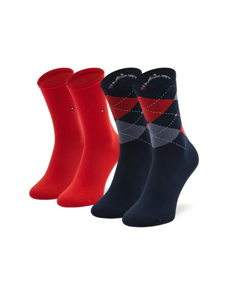 ქალის წინდა Tommy Hilfiger - TH WOMEN CHECK SOCK 2P