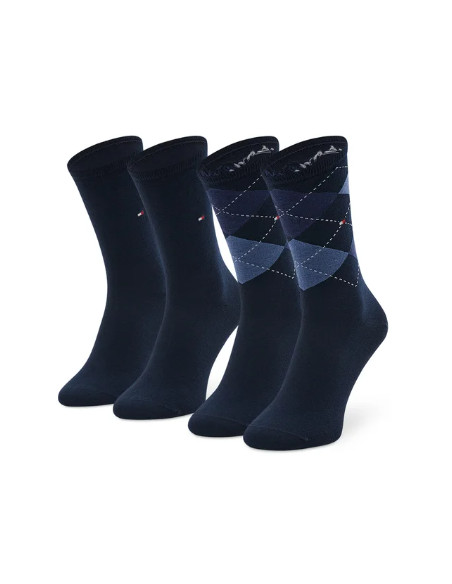 ქალის წინდა Tommy Hilfiger - TH WOMEN CHECK SOCK 2P