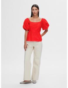 SELECTED FEMME - SLFANELLI 3/4 ON OFF SHOULDER TOP B