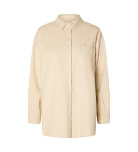 SELECTED FEMME - SLFTIANA LS WORK WHITE DENIM SHIRT