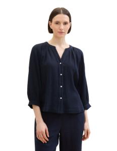 Tom Tailor - CRINKLE STRUCTURE BLOUSE