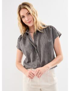 VILA - VIMALLY BAT SLEEVE TOP LIGHT GREY DENIM