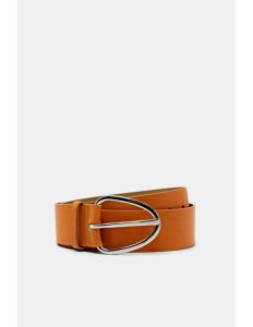 კლასიკური ქამარი ქალის ESPRIT - Wide leather belt with metal buckle