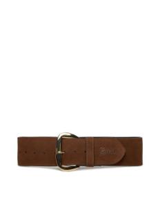 კლასიკური ქამარი ქალის GUESS - THALIA REAL SUEDE BELT