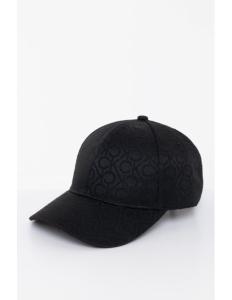 ქალის კეპი CALVIN KLEIN - MONOGRAM JACQUARD CAP