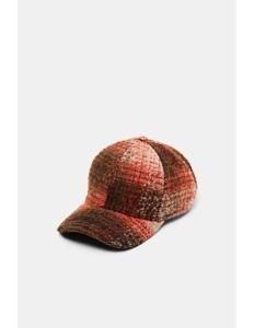 ქალის კეპი ESPRIT - Checked Baseball Cap