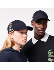 ქალის კეპი Lacoste - UNISEX ICONIC BADGE COTON CAP