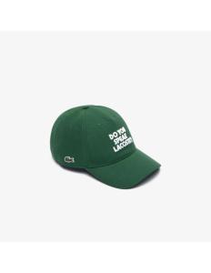 ქალის კეპი Lacoste - Unisex 3D Embroidered Cotton Piqué Baseball Cap
