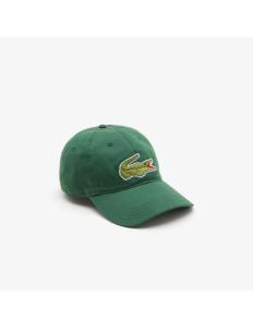 ქალის კეპი Lacoste - Unisex Lacoste Adjustable Organic Cotton Twill Cap