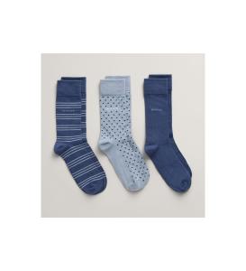 ქალის წინდა Gant - STRIPE DOT RIB SOCKS 3-PACK