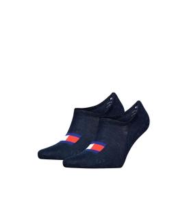 ქალის წინდა Tommy Jeans - TH UNI TJ FOOTIE 2P FLAG