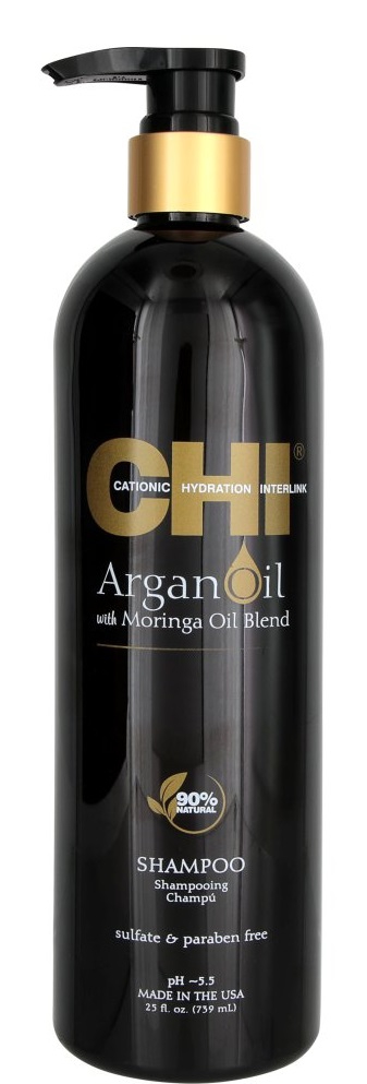 CHI Argan Oil  თმის აღმდგენი შამპუნი 739 მლ