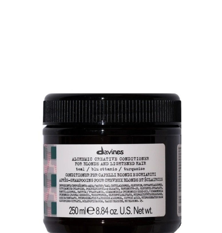 Davines Alchemic Creative Teal Blue ქერა თმის კონდიციონერი 250 მლ