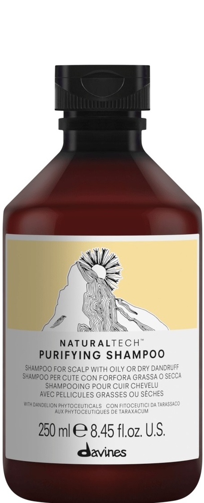 Davines Naturaltech Purifying ქერტლის საწინააღმდეგო შამპუნი 250 მლ