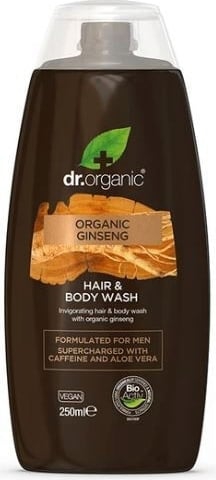 Dr.Organic 2-1 Organic Ginseng მამაკაცის დასაბანი გელი 250 მლ