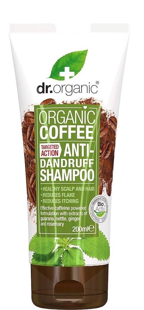 Dr.Organic Organic Coffee ქერტლის საწინააღმდეგო კონდიციონერი 200 მლ