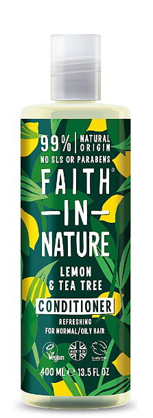 Faith in Nature Lemon & Tea Tree კონდიციონერი 400 მლ