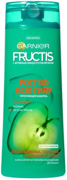 Garnier Fructis Apple შამპუნი 400 მლ