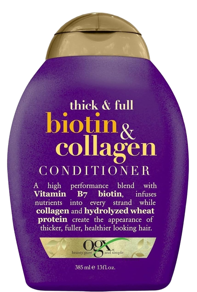 OGX Biotin & Collagen კონდიციონერი თმის ცვენის საწინააღმდეგოდ 385 მლ