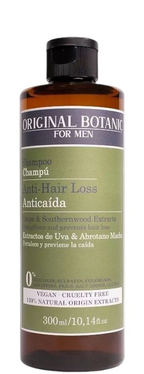 Original Botanic Men თმის ცვენის საწინააღმდეგო შამპუნი 300 მლ