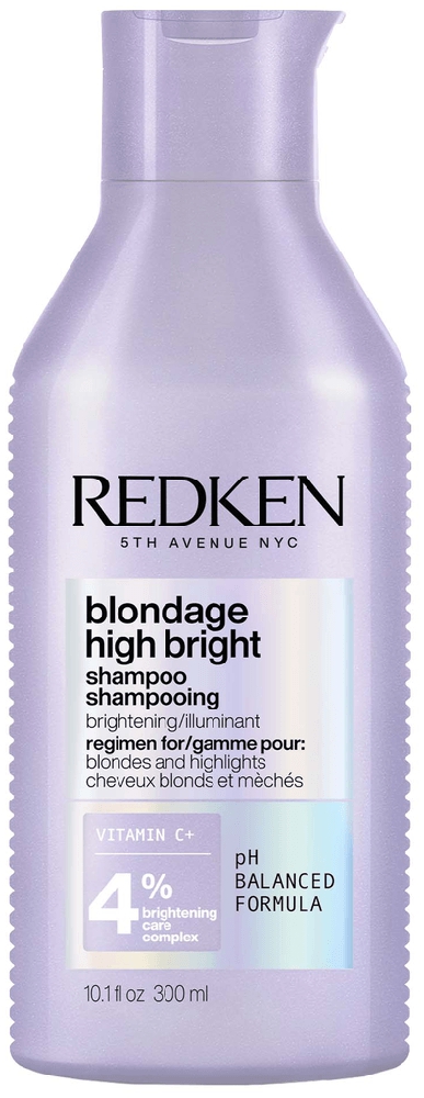 Redken Blondage High Bright ქერა თმის შამპუნი 300 მლ