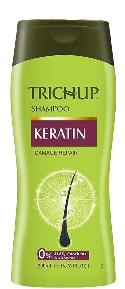 Trichup Keratin თმის აღმდგენი შამპუნი 200 მლ