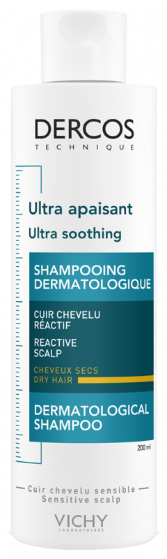 Vichy Ultra Soothing შამპუნი მშრალი თმისთვის 200 მლ