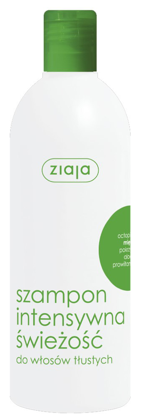 Ziaja Intense Freshness ქერტლის საწინააღმდეგო შამპუნი 400 მლ