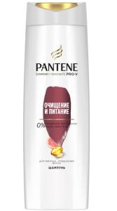 Pantene Clean & Nourish შამპუნი 400 მლ