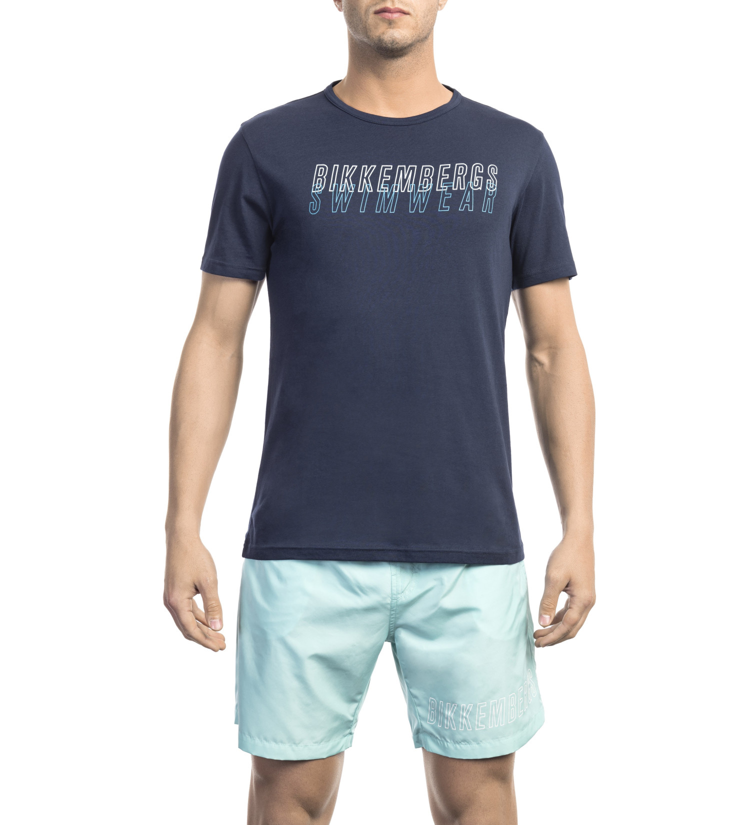 მაისური BIKKEMBERGS - T-SHIRT ROUND NECK